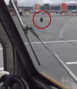 爆笑時刻！俄機場飛機跑道驚現“逃亡”行李箱-運費報價