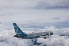 運(yùn)費(fèi)報(bào)價(jià)波音737MAX 7測(cè)試機(jī)再次騰空進(jìn)行測(cè)試飛行