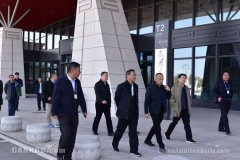 貨運代理-民航西北地區管理局領導調研指導敦煌機場工作