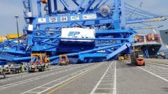 南美國際空運-一大型集裝箱船撞塌橋吊后與另一箱船相撞將掛靠多個中國港口