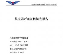 川航“中國機長”調(diào)查報告出爐 最大可能原因公布