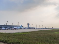  圖：公務機高峰期已經達到同時4架同場運行秦皇島機場供圖 民航資源網2020年