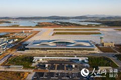  圖：校飛在即的蕪宣機場航拍圖
-海運費在線查詢